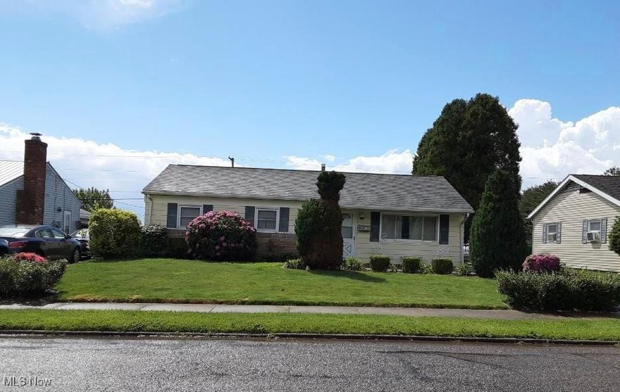 Located at 2209 Gridley Ave NW, this 3-bedroom, 1-bath ranch is nestled within two blocks of two schools and is ready for a new family. Upon entering, you'll discover a spacious living room with LVT flooring. The large eat-in kitchen offers washer/electric dryer hookups and backyard access. The home also features three nice sized bedrooms and an updated full bathroom. The large yard includes a 10 x 12 shed and is enclosed by chain-link fencing, providing an ideal spot to witness stunning sunsets. The raised position of the property gives a perfect view of the Crenshaw Jr High football field and track. Recent updates include a new interior door with built-in blinds and a storm door at the side entrance, kitchen faucet and light fixtures replaced in October 2024, LVT flooring in the living room, kitchen, and hallway installed in October 2023. The furnace and air conditioner are approximately five years old. Utilities are serviced by AEP, Dominion/Enbridge-Gas, and the City of Canton for Water/Sewer/Trash.