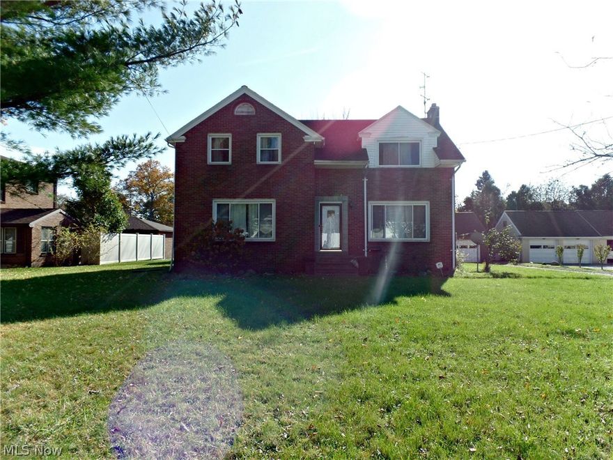 Large all brick home in the heart of Niles. This house has huge open rooms and hardwood floors (under carpet) throughout.  Large living room with fireplace.  Formal dining room, and a huge bright open kitchen.  Upstairs are 3 oversized bedrooms with plenty of closet space.  Full basement.  Covered back porch.  Fenced in back yard, and a 2-car garage.   A home warranty is included for a worry-free purchase!  Call today to schedule your private showing!