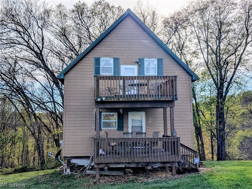 Welcome to 66823 Lake rd., Cambridge Ohio!  This beautiful 97.4-acre property is a mixture of pasture and woods.  So, whether you’re seeking a hunting property, weekend getaway, a place with lots of privacy and seclusion or a place to build your dream home, this could be your ideal property. This property comes with a 936 sq ft cabin which features an open floor plan and a very large loft bedroom.  The inside of the cabin is very welcoming with an all-wood interior and vaulted ceiling.   The kitchen has ample storage and comes with appliances.  The bathroom is spacious and located on the main floor.  The home is heated with a gas wall unit. The gas is free while it lasts.  The outside features of the property are 3 different decks which give you plenty of space for entertaining and a detached 20x25 garage. The property comes with the Mineral Rights that are currently leased.  This is a great opportunity to own a property that has been family owned since 1960.  So, if you’ve been searching for a secluded property to hunt, relax, and enjoy the outdoors, then schedule your showing today!