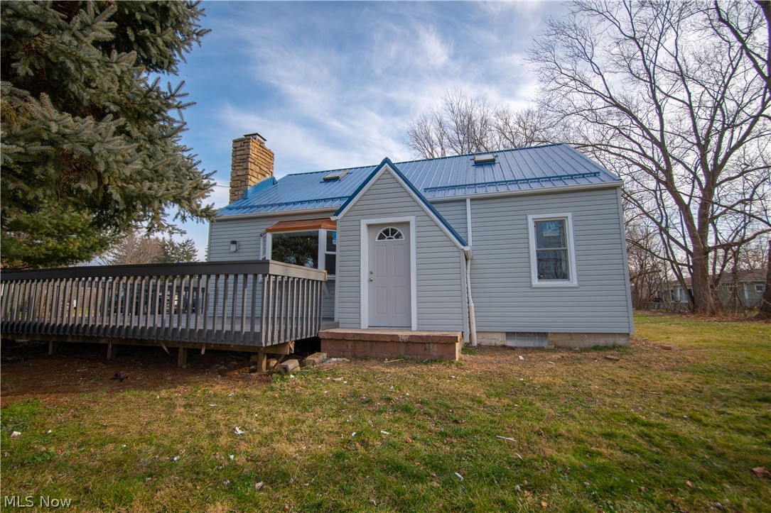 Come and check out this gem located in the heart of Coventry! When you talk about conveniently located, this home has it. Coventry schools, along with all of your shopping needs, and highways are all within minutes! As soon as you pull up, you will notice the brand new siding along with a brand new metal roof. The windows were just installed in 2020 as well as the A/C. When you walk through the front door, you will step into the kitchen and to your right you will be greeted by a cozy new fireplace that sits in a spacious living room. Two bedrooms on the first floor and the third being upstairs. Down stairs is a partially finished basement with a second full bath. This home has many peace of mind features, all you have to do is move in and make it yours!