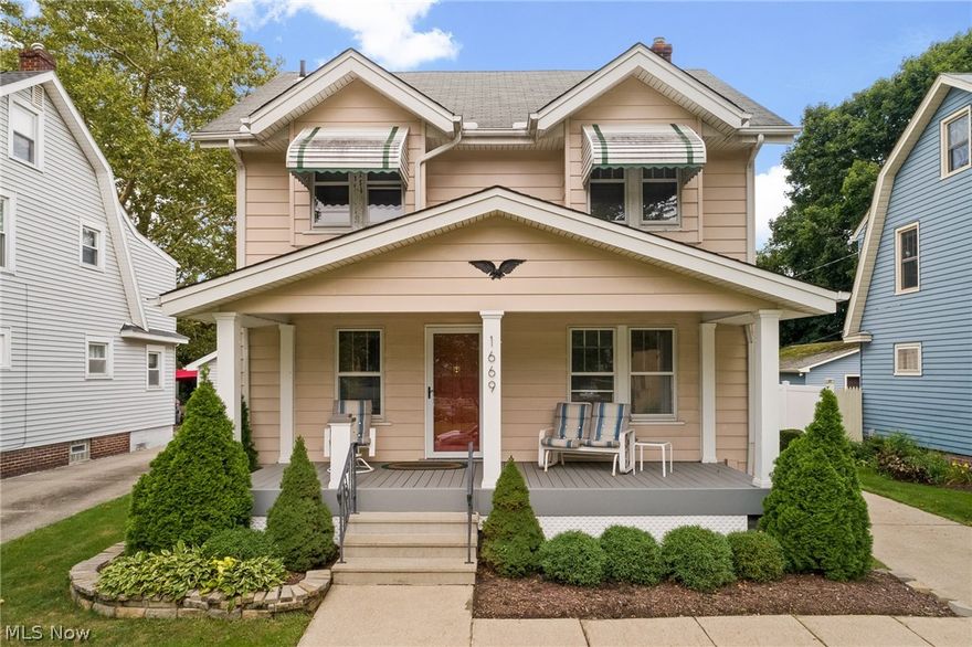 Back on the market due to buyers financing fell through. Most desirable location West of State Road. Long time owners now selling the family home that has wonderful memories and has been well maintained over the years. Convenient location close to National Parks, shopping, places of worship and highway access. 3 to 4 bedrooms or use the open 3rd floor as a playroom, 1.5 baths, 2 car garage, concrete drive, private back yard, nice covered patio out back and a full front porch with newer composite decking. Nice solid home clean neutral palate with original exposed hardwood floors ready for your personal decorating ideas.