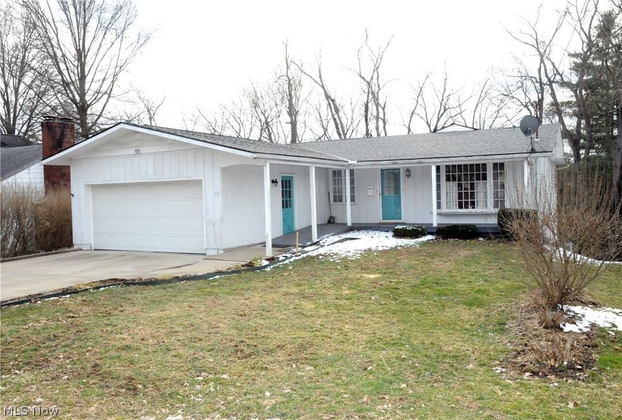 Gorgeous ranch features 3 bedrooms on main floor along with 1st floor laundry, cozy kitchen with fireplace opens to covered balcony.  Lower level with walkout has 1-2 bedrooms  - living room with fireplace, kitchen, 2 car attached garage, public utilities.