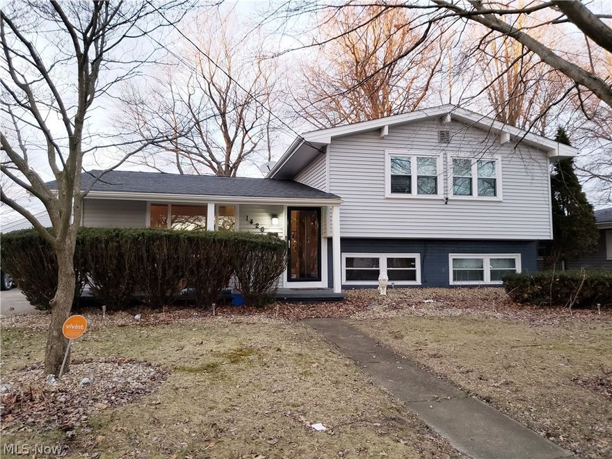 Completely updated 4BR/2.5 Split Level w/1836 sq. ft. Spacious Great Room w/brick accent wall open to Dining Room & Stunning Kitchen. All New White Kitchen cabinets w/stainless steel appliances, glass back splash, breakfast bar & ceramic Tile. Newly finished hardwood floors throughout! MBR upstairs has totally updated private bath w/double sinks, ceramic shower & ceramic flooring. Barn style doors to closet & sliding door which leads to brand new Huge Deck! 2 Additional bedrooms upstairs  w/brand new hallway bath!  Lower level offers a cozy family room, 4th Bedroom, 10x10 walk in closet, half bath & laundry area.  This home has New roof, furnace, central air, hot water tank, breaker box, vinyl siding & fence!  Just move in! Nothing to do!!