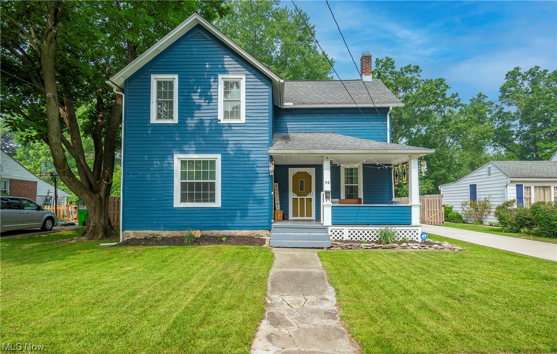 Welcome home to 50 Crocker Street! This beautiful colonial will not disappoint boasting 4 bedrooms, two bathrooms, a new fenced-in backyard, and more! Enter from the inviting front porch into your main level offering new flooring, new paint, and updates throughout. This beautifully remodeled kitchen features stainless steel appliances, new flooring, and a breakfast bar. Sitting nearby is a bedroom and remodeled full bathroom. Cozy up to your wood burning fireplace in this spacious living room sitting right off the kitchen. Venture upstairs to find your remaining three bedrooms. The owner's suite features two oversized closets and connected full bathroom. Your laundry/mud room is conveniently located on the main level and gives access to the fully-fenced in backyard. Exterior includes a storage shed, newer 2 car detached garage, & newer driveway. Washer/dryer, refrigerator 2021. Windows, furnace, A/C 2020. Don't miss your opportunity. Schedule your private viewing today!
