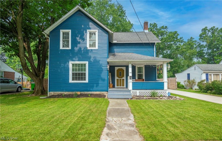 Welcome home to 50 Crocker Street! This beautiful colonial will not disappoint boasting 4 bedrooms, two bathrooms, a new fenced-in backyard, and more! Enter from the inviting front porch into your main level offering new flooring, new paint, and updates throughout. This beautifully remodeled kitchen features stainless steel appliances, new flooring, and a breakfast bar. Sitting nearby is a bedroom and remodeled full bathroom. Cozy up to your wood burning fireplace in this spacious living room sitting right off the kitchen. Venture upstairs to find your remaining three bedrooms. The owner's suite features two oversized closets and connected full bathroom. Your laundry/mud room is conveniently located on the main level and gives access to the fully-fenced in backyard. Exterior includes a storage shed, newer 2 car detached garage, & newer driveway. Washer/dryer, refrigerator 2021. Windows, furnace, A/C 2020. Don't miss your opportunity. Schedule your private viewing today!