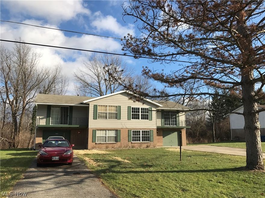 Ideal duplex with 1633 square feet on each side and a single garage for each unit with long driveway for additional parking. It has a great rental history, but also could be a good place for owner to live and have other side pay for your home.  Walk into a lower-level family room with Large, sun-welcoming picture window. The furnace, hot water heater, water softer and storage area are located off of this room. Climb stairs to the main living area.  Notice the large eat-in-kitchen and spacious living Room with another large picture window. A linen closet, full bath, 2 bedrooms and a balcony complete these units. The right side updates include newer flooring, painting, some appliances, counter top, newer furnace hot water heater, newer front windows and Pump for Septic.  This side is newly available for immediate occupancy. The left side is occupied by a long-term renter of 17 years who is on a month to month lease.  Left side, while having newer Hot Water Tank, Air conditioning. newer f