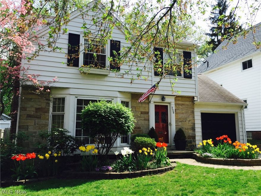 A great neighborhood and a great house makes this charming colonial a must see with just the right amount of space and flow. From entering the front door the apparent charm of the front living room with wood fireplace invites you in for conversations. The open flow of the dining room invites you into the family room and kitchen for great entertaining. The backyard boast a lovely brick patio and fenced in yard for pets and privacy as well as a large Oak tree for partial shading on those hot summer days. An storage shed makes it convenient to save your garage space for your vehicle. The upstairs main bathroom has been updated with plank ceramic floors, marble vanity, and large ceramic tiled shower/tub. Hardwood floors are present through the house and in all the upstairs bedrooms. Conveniently located near Portage Country Club, Stan Hewitt Hall, and Metro parks.