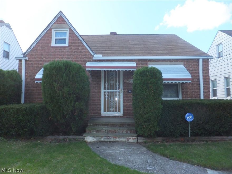 Brick bungalow,3 bedrooms,eat-in kitchen w/all appliances staying,rec room,glass block windows,central air,deep 237ft lot,garage,fenced yard,security system