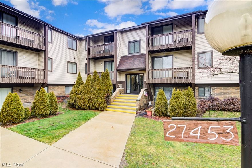 Nice 1 bedroom, 1 bath, 1 car garage condo in convenient Westlake location @ Dover West Condominiums!  Ranch style condo (ground floor unit) with new kitchen flooring in 2019 and fresh paint.  All kitchen appliances stay.   Water, Sewer & Trash included in monthly maintenance fee payment.  Owner pays electric. Unit comes with a storage closet on same level and the laundry room is one floor above.  This condo is a fantastic value for owner occupant or investment.  Grocery haul-in made easy with patio slider at ground level! No pets allowed. Long-term leasing allowed.