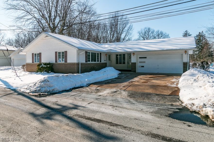 Lovely custom built one owner home*This Ranch has been impeccably maintained* It has a two- car attached garage w/ a workshop area. Also included a separate two-car detached garage ideal for a car enthusiast, a home shop, man-cave, she shed etc...* Full basement is partially finished with loads of storage*Roof was replaced with a complete tear off in July/2021*Beautiful floor plan with a cozy family room off the kitchen*Just turn the key and move in.