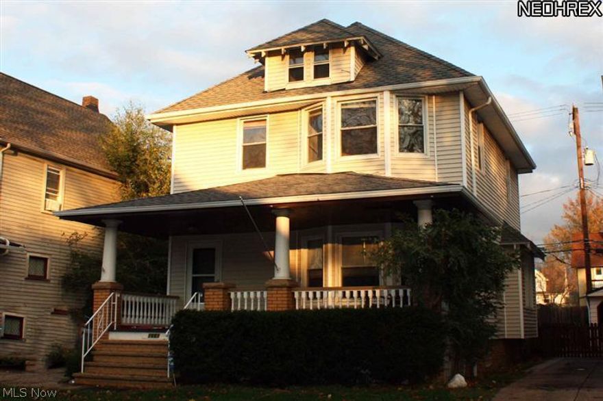 Beautiful 4 bedroom 2 bathroom Lakewood house.  The list of upgrades to this home includes: replacement windows throughout*updated electric service- 2013*finished 3rd floor*2 full bathrooms*recent complete tear-off roof- 2010*vinyl siding*oversized 2 car garage*2-tier deck & more.