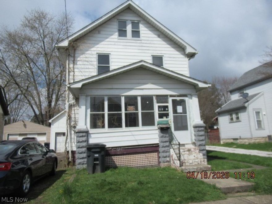 Spacious Colonial Home with Updated Kitchen, Enclosed Front Porch, Small Wooden Porch off Back Door, Two Story Detached Garage with walk up Storage and or Office Area. Finished Attic provides 4th Bedroom or Play Room. Location convenient to Downtown, Freeways, Metro Bus, and Kenmore Blvd Amenities. Just minutes to Portage Lakes State Parks. This is a great home for resident or investment, large size generates more rental income! Property is to be Sold AS-IS with all Faults and any/all remaining contents, if any. Buyer is responsible for due diligence in researching all taxes, assessments, and any other to include intended end use with appropriate authority. Agents see broker remarks for Offer instructions and requirements. Attachments must be signed and returned with your offer. Buyer assumes any/all violations and resulting compliance required by the SCHD or City Zoning Dept at Buyers own expense, if applicable.