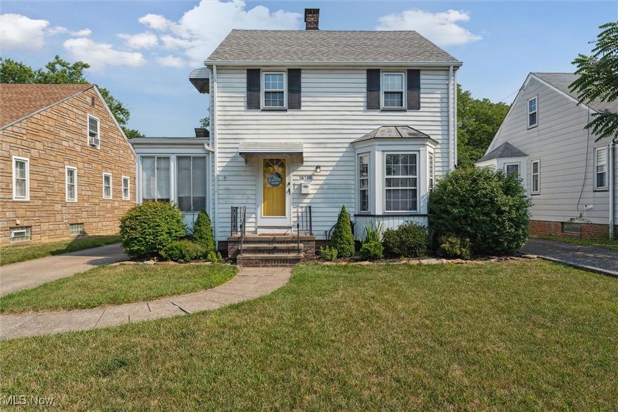 Be first or be sorry! This well taken care of colonial is tucked away in a quiet neighborhood in Kamms Corner and is sure to impress both inside and out! Walk in through the front door and you will be greeted by the living room that offers beautiful hardwood flooring, large bay windows that offer plenty of natural light, and a sleek and decorative fireplace. The living room flows into your large formal dining area with a beautiful built in cabinet and a smart thermostat. Straight off the dining area the family room is great for entertaining or even an office space. The kitchen offers luxury vinyl plank flooring and all appliances stay! The first floor is rounded off with a carpeted 3 season room for relaxation. Upstairs is designed with tandem bedrooms with ample closet space. The large Owner's Suite boasts 2 closets and the upstairs full bathroom has been updated. The basement has carpeting with a rec room, laundry area, and has been waterproofed! Outside the 1 car garage has an additional carport, a mounted grill, and a well kept yard. Cinch Home Warranty included for piece of mins. Call today and schedule your private tour!