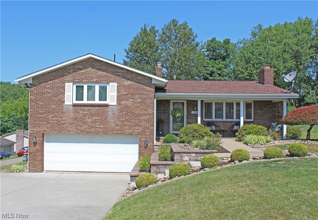 Just perfect! This move-in ready 3BR, 3 full BA, brick home is in absolute beautiful condition! So well maintained featuring neutral decor throughout with newer flooring; interior doors, trim and pleasing paint colors. Updated furnace, central air, roof, windows and so much more. Just off the bright kitchen with granite counters is a huge composite covered deck overlooking the back yard with so much room to entertain. You will love the fantastic finished rec room with wall fireplace and an amazing full bath. Situated on a .45 acre corner lot and 2 car garage. Don't wait to come see this beauty before it's gone.