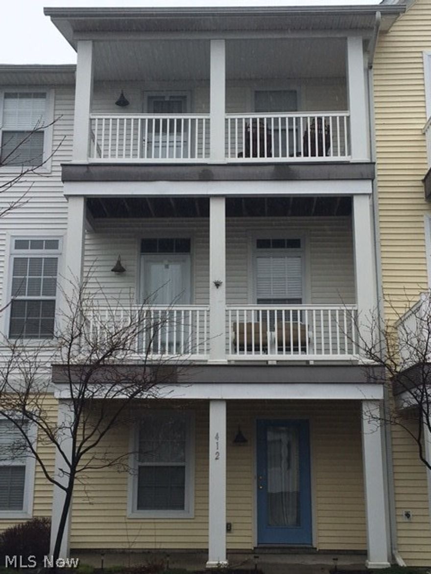 If you love waterfront living, then this home is for you!   
Impressive marina view and stunning sunsets are yours to enjoy from this beautiful 3 bedroom, 2.5  bath home with a 2 car garage. With 1955 sf of living space, there's plenty of room to entertain.  First floor offers a great space for potential study/media room. Main floor features a fireplace in the  great room/formal dining room and also a balcony for entertaining . Eat-in kitchen and slider to deck with a fantastic view of the Black River. Laundry conveniently located on main floor. Three bedrooms on 3rd floor: 2 guest bedrooms with a full bath; spacious owner suite with a large walk in closet and a private balcony and en suite bath with dual-sinks  & linen closet. Community clubhouse, fitness center & pool are yours to enjoy! Boat docks available for extra fee.  Enjoy Rockin' on the River concerts  and fireworks from the privacy of your balcony. Walk out your front door down to the boat dock and go fishing, or enjoy a ri