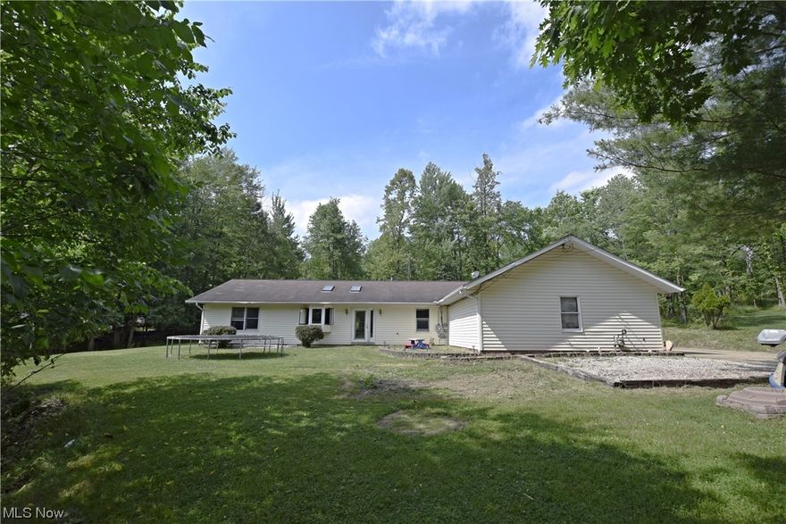 Sprawling ranch nestled on a private lot! Built 1992. New Furnace & Hot Water Tank. Great room w/ vaulted ceilings. Wide and spacious dining room. Spacious kitchen w/ oak cabinetry. Huge master suite w/ walk-in closets. Two generous sized bedrooms. Big laundry room off kitchen. Located in a desirable area. Tons of potential here. Home needs a little TLC and cosmetics.