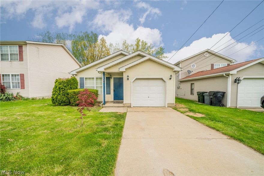 Welcome home to 242 Morgan Ave. This beautiful 3 bed 1.5 bath ranch  is the perfect alternative to a condo with no HOA fee and very little to maintain and is all on one floor!  As you enter through the front door is the spacious living room with natural light from the window that looks out to the peaceful front yard and brand new carpet and a fresh coat of paint throughout the entire home. The kitchen and dining room are perfect for entertaining and having dinner parties. The kitchen is everything the chef in the family could ask for plenty of cabinets for storage, a ton of counter space for preparing and cooking, and its right off the dining room so they can still be engaging with guests. Down the hall is the laundry room with washer and dryer, 2 generously sized guest bedrooms along with the main full bathroom that features a brand new vanity. The huge master suite features double closets, a half bath, and Pella french doors that lead out to the privacy fenced backyard that features