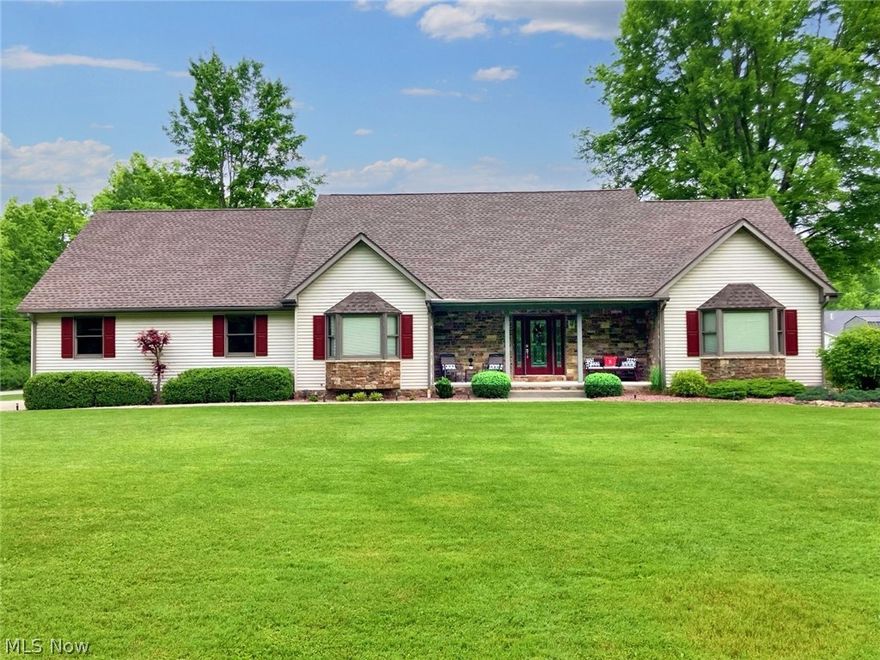 YOU SHOULD LOOK NO FURTHER!!! All you need is to see this 3 bedroom vinyl sided 2 story home with stone accent and your dreams will come true. Featuring spacious bedrooms; 2 full and one half baths; 2 fireplaces; oversized concrete driveway leading to 3 car garage with additional staircase to basement; IMPRESSIVE four seasons room with full view of back yard; Spacious beautiful kitchen with loads of cabinetry and all stainless steel appliances; Dining room; STUNNING first floor Master Suite with vaulted ceiling and updated full bathroom with ceramic walk in shower plus 2 walk in closets; first floor laundry room; recreation room with cabinetry and appliances. SENSATIONAL rear deck with lighting... and where do I stop?  Well maintained home! Better see today, homes as nice as this one are hard to find!