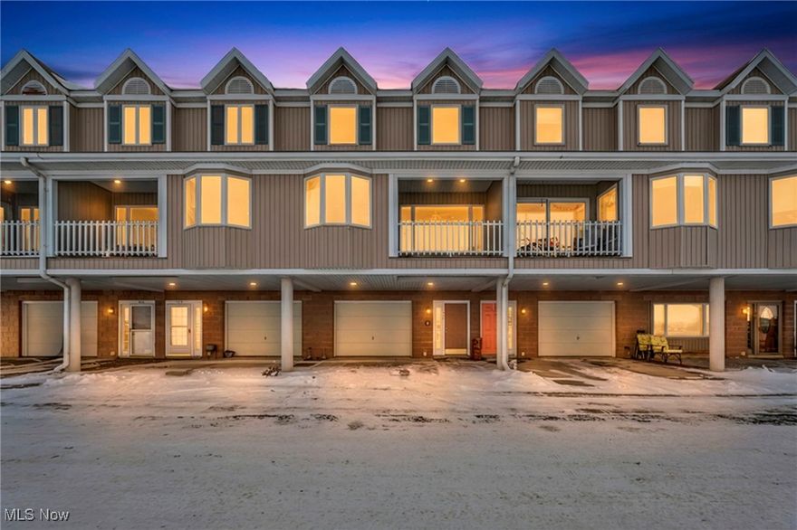 NEW LISTING ALERT!! WATERFRONT BOATHOUSE located in the gated community of NANTUCKET! This is the one boat lovers wait for, so get scheduled for your private showing right away! This 2 bedroom and 2.5 bath boathouse offers your own private deck with views of the Sandusky Bay & Lake Erie. Enjoy your coffee at sunrise and relax with a glass of wine at sunset. No marina. No hassle. Your private boat dock is just steps away from your living quarters. Your boat lives at home! Tucked on one of Sandusky's most coveted waterfront streets, minutes from Cedar Point and a quick boat ride to The Lake Erie Islands. The attached covered 44' boat dock includes an upper deck for additional entertaining space - your boat is protected and ready to launch. This opportunity is pure lifestyle! This isn't just a place to call home, it's dockside dinners, barefoot summers, spontaneous cruises, and the kind of Lake Erie living people dream about - but rarely get. All buyers & agents to do their own diligence on HOA regulations. The recorded HOA documents & committee contact information will be provided upon request. Please note: The HOA documents will provide specific language covering the owners obligations to the proportioned dredging of the 90' channel, maintenance, rental restrictions, easements, boat well & dockage conditions, etc. NO transient rentals allowed. All specific questions in regards to the HOA
documentation will be directed to the HOA committee. HOA contact committee information will be provided upon request. Annual HOA fee is $690.00. Property Features: central air, central gas heat, public water & sewer, 2 bedrooms, laundry, built-in cabinetry, primary bedroom walk-in closet, upper outdoor deck, inside boat well deck, 1 car garage, car port, 2.5 baths, covered boat well with 44' dock.
All information, including room sizes, features, and descriptions, is deemed reliable but not guaranteed and should be independently verified by all buyers and real estate agents.