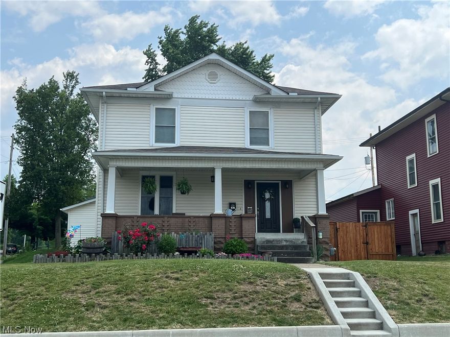 Stunning remodeled 3br. 2 full bath 2 story home that has all the extras, I'm talking remodeled from head to toe, this home has new kitchen, baths, flooring, drywall, insulation, electrical, lighting, some windows and sliding glass door, and garage door.  There's also a new furnace in 2021 and A/C 2022 and some new duct work, new porch roof 2015, siding 2006.   Wait til you see the new bath with jacuzzi tub or first floor laundry, and wet bar in the finished basement with family room area with built in couch and entertainment area that stays.  The oversized kitchen with bar area and dining room that walks out to the large deck with fire pit and fenced in back yard, there's also a 1 1/2 car garage with storage and off street parking.   You will also love the gigantic living room with electric fireplace and stone wall and front entry as a bonus.  This is a real must see, it won't disappoint.  So call me today to view​​‌​​​​‌​‌​​​‌‌​​​‌‌‌​​‌​​‌‌​​​​ inside.