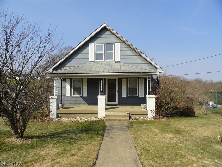 4 BR (2 on main floor), 1.5 Bath Cape Cod home right next to public park. Large eat in kitchen opens to spacious back yard deck for added entertainment space.  Full basement, fenced back yard.   Home needs some TLC