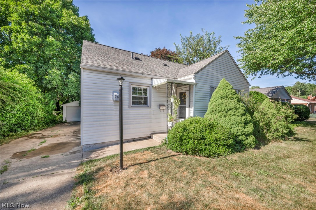 Beautiful cape cod on Barberton's east side. This beautifully maintained home has a large living room and larger bedrooms. Newly laid hard wood floors on the 1st floor through the living room and 2 main floor bedrooms were installed in 2022. Roof was replaced in 2019. Hot water tank, Furnace, sump pump, and main drain replaced in 2021. New AC unit was installed in June 2024 - and sellers are working to complete full bathroom remodel (will be completed prior to closing).