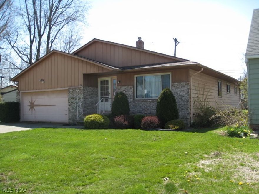 This long term family home features 3 bed rooms and 3 baths. An open eat in kitchen with newer appliances leads to comfortable family room with gas fireplace. Sliding Anderson door (2009) to private patio (2018). Large bedroom has shared half bath. Functional living room and dining room combination. Large basement with shower and toilet updated breaker box Trane furnace and air (2002). South wall being rebuilt. Water tank replaced in (2014). Roof replaced in (2006). Windows in (2007). Attached garage with hot and cold water new door opener installed in (2016). 127ft. frontage with large treed side yard. To be violation free! One year home warranty.