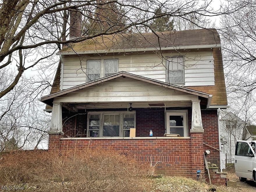 “Estate Investment Home” Three-Bedroom Home with Detached Two-Car Garage - Summit County - Akron City - Onsite & Online Bidding Available - All sells to settle the Mary Ann Hayes Estate, Summit County Probate case #2021ES00923. ONLINE BIDDING BEGINS TUESDAY, MARCH 21, 2023 - 12:00 PM and AUCTION LIVE ON-SITE BIDDING WILL BEGIN FRIDAY - MARCH 24, 2023 -  12:00 PM. Summit County parcel #6739150 features a two-story home situated on a .11-acre lot. The main level has a living room with fireplace, formal dining room w/ hardwood floors, kitchen, and a large front porch. The second level has three bedrooms, a full bath, and attic storage. Full basement with breaker electric and gas hot water heat. The home was built in 1928 and has approx. 1,283 SF with a detached two-car garage. Most of the home has updated PEX plumbing and needs updates and repairs. Real estate taxes per half year are $671.23. The home will be open for viewing on auction day starting at 10:30 AM. TERMS ON REAL ESTATE: 10%