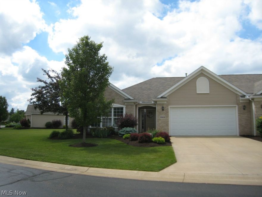 Cluster Home very open floor plan, newer furnace and air. Stunning great run with vault ceiling, gas log fireplace and opens to a patio with open space.  Breakfast bar, pantry, under the cabinet lighting, great storage.  Large master suite with double sinks  walk in shower.