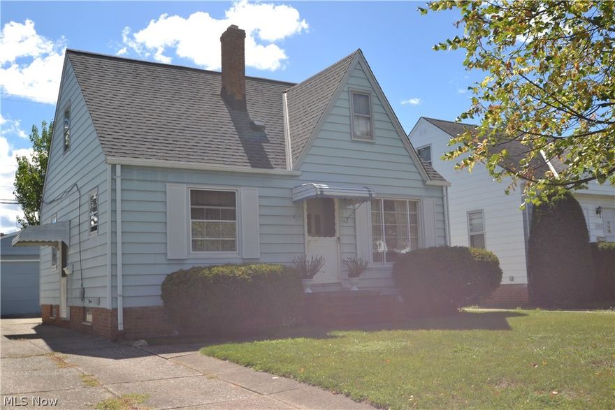 Best deal in Brooklyn for a home built in the 50's Classic Bungalow open Sunday 2 to 4pm.  Best Brooklyn location and only $2088 per year for taxes on this 1131 sq ft home with Alum siding, over-sized 2.5 car detached garage.  Board on board privacy fence, dry basement with bar.  Walk to shopping, library, recreation center and entertainment.  Excellent Brooklyn School system. One street from Ridgepark Square. no one behind you at the back of the lot is a buffer zone with another board on board fence, privacy!  Very quiet, very safe neighborhood.  15 min to downtown, 15 min to airport, 5 min to I 480, I 71 & I77.  10min to I 90. New roof as of 2011. Priced low to sell fast. Was off the market from Oct 31 till March 31, one offer failed due to buyer financing.  Reduced to $73500 priced exactly right to sell fast.