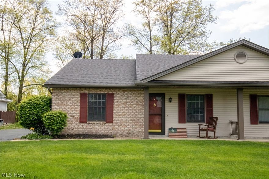 MOVE-IN-READY!!! With slightly under 1200 sq. ft. of living space, this immaculate condo features covered front porch area, an AMAZING open concept living and dining room area, high ceilings and a skylight! -  through to the beautifully updated kitchen with eat-in area, pantry closet and laundry area. 2 great sized bedrooms, 2 full updated bathrooms - with one serving as a master bath with additional door, giving easy access to the laundry area.  Neatly kept 2 car attached garage with back entry, electric and added cabinetry with ample storage space, and charming patio area and walkway, and driveway with tons of space for parking. Newer front and back storm doors (2015-2017), hot water tank and duct cleaning (2013), garage door system (2012), roof, siding and furnace (2011).  Well maintained, tucked away in a culdesac development but so close to everything you need. Hurry in before it's GONE!!!