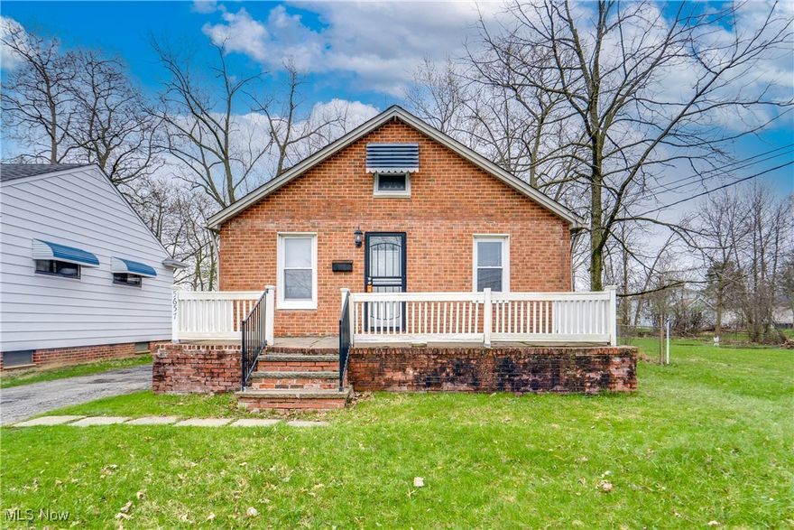 Welcome home to this beautifully updated 2-bedroom, 1-bath gem in the heart of Maple Heights! Step inside and be greeted by fresh modern colors and stylish finishes throughout. The brand-new kitchen is a showstopper—featuring sleek cabinetry, contemporary countertops, and stainless steel appliances. The bathroom has been tastefully renovated with updated fixtures. Large, unfinished basement just needs your finishing touch or great use for storage!

Enjoy your morning coffee or evening and unwind on either the cozy front porch or the spacious back porch, offering great spots to relax or host guests. This home blends charm and comfort with thoughtful updates inside and out. Whether you're a first-time buyer or looking to downsize, this turnkey home is ready for you to move right in!

Don't miss out—schedule your showing today and make this modern Maple Heights beauty yours!