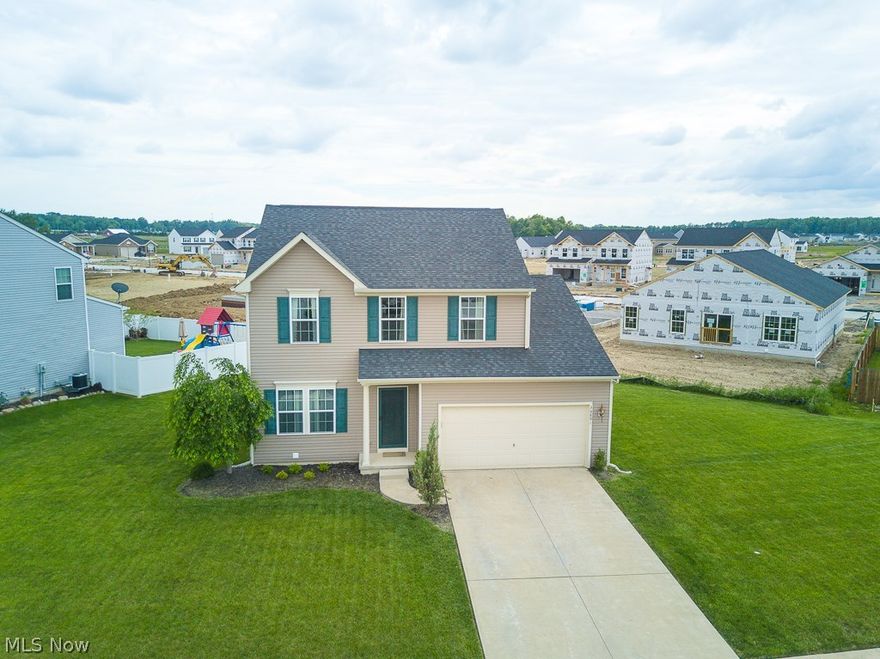 Just a Spectacular, Spacious 3 bedrooms w/additional 2nd floor loft, Full finished basement and 3.5 Baths while being situated in one of the area's most desirable neighborhoods/communities on one of the larger lots available! The oversized lot give huge frontage that you area sure to enjoy. Enter to view a newer colonial that will impress w/9ft ceilings. Kitchen is open to the family room with a center island and all kitchen appliances included...This open concept is perfect for entertaining! Front flex room is a perfect formal living room/Office or Formal dining. 1st floor laundry for convenience. Oversized master suite will relax your worries away with private owner's bath and ample walk in closet. Optional 2nd floor loft is a perfect media area! The full finished basement is truly outstanding with a full bath...You will love it! Great location that is minutes from shopping, restaurants, highways and Avon Commons/Crocker Park. Nature Preserve in Neighborhood for evening walks.  Call