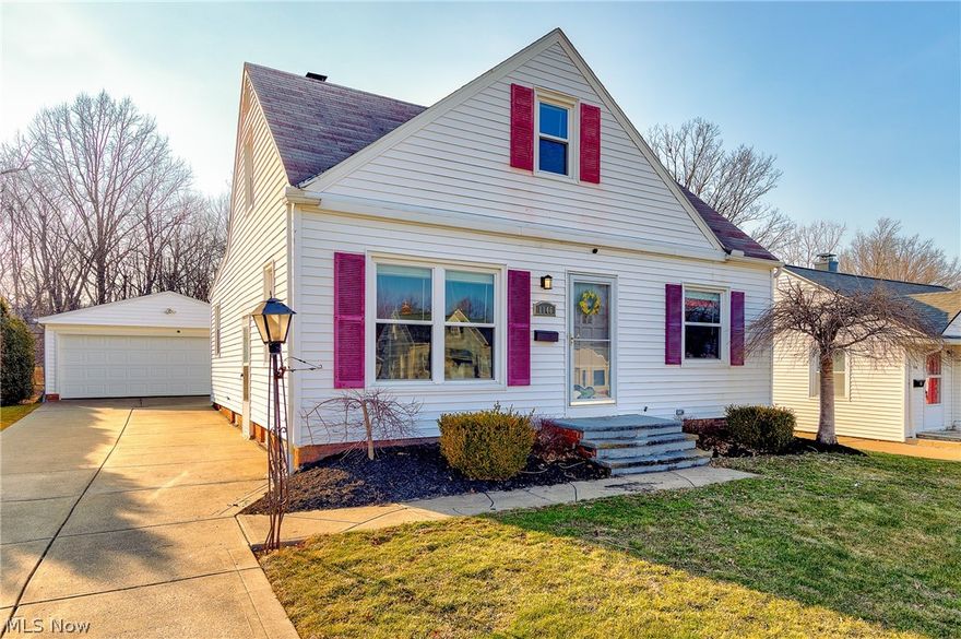 Nothing to do but move in.  Well appointed and thoughtfully added to, this Cape Cod will delight.  Addition includes an extension that expanded the first floor bath to include a fabulous, tile shower and soaker tub and also a dining room overlooking the back yard and brick patio.  Lower level has an updated full bathroom and plenty of finished space.  Two bedrooms on the main level and a huge room upstairs that can be used as a bedroom or additional flex space.  Property backs up to green space.  Pride of ownership is clear.