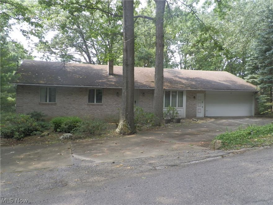 This 4 bedroom all brick ranch is a must see! Privacy surrounds the house and wooded lot. The home features formal living and dining rooms, family room with vaulted ceilings & fireplace. Eat in kitchen with plenty of cabinets, sliding glass doors from the dinette to a new deck. 2 car attached garage and shed. Finished full walk out basement, previously used as in home doctor office, but can easily be converted to additional bedrooms or family rooms. Great neighborhood, within walking distance to Stevens Park. Great location- close to shopping, and schools. Home Warranty is included! Motivated sellers will consider any offer!