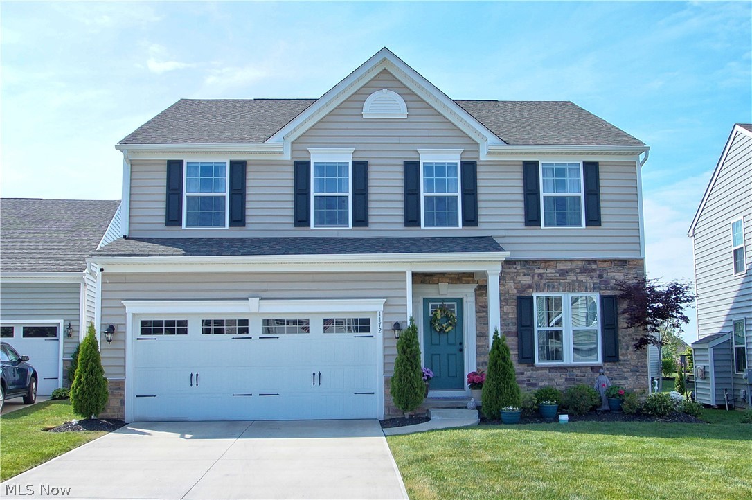 Welcome to this newly built and move-in ready home located in the desirable Villas at Lake Erie Shores w/ access to a private beach, pavilion area, playground, and scenic walking trails. Located in the Riverside School District, this spacious home features over 3,278 sq ft of living space including a finished basement, 3 bedrooms plus an additional loft that could be converted into a 4th bedroom if needed, 2.5 baths, open floor plan, eat-in kitchen w/ large center island and stainless steel appliances, morning room w/ access to a patio, family room w/ gas fireplace, formal dining room and living room that could be used as an office if needed. A 2nd-floor laundry, mud room and 2-car attached garage round out the tour. The owners suite features a walk-in closet and en-suite bath w/ double vanity and stand-up shower. There is a front-yard sprinkler system and landscaping/snow removal services are included at a low monthly fee. Since building, sellers have done the following improvements,
