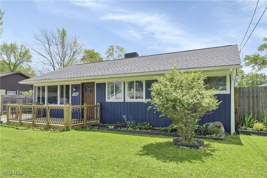 Get ready to be wowed by this newly updated, Ranch home nestled in a beautiful neighborhood with easy access to highways, shopping and schools. Brand new siding, front porch and front door. Brand new roof (2025) and comes with a transferable warranty. Brand new hot water heater (2025). The inside of the home is freshly painted with newer windows, newer light fixtures and newer ceiling fans. Kitchen features fractal wood burned butcher block countertops, brand new backsplash, cold water filter and freshly refurbished cabinets. New vinyl plank flooring in the kitchen and bathroom (2024). New Carpet throughout the home (2024). Widened door frames. Bathroom vanity, faucet, light fixture and toilet are all new. Newer air conditioning unit.