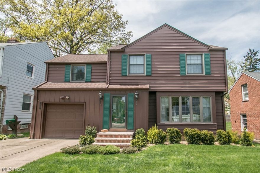 Lovingly well maintained 3 bedroom colonial. The interior boasts a sprawling family room addition w/ loads of natural sunlight, beamed ceilings, a brick accent wall, a gas fireplace and a breakfast area. Kitchen w/ movable island, cherry cabinets and all appliances stay. Formal living and dining rooms. Generously sized bedrooms. Master w/ dual closets. Recreation room in the partially finished basement adds an additional 200+ square feet of living space. The rear porch overlooks  the private back yard. Home Warranty. Updates include; AC 2016, basement exterior waterproofing 2016, furnace 2010, roof 2008, Anderson windows and updated electrical. Approximately a 15 minute drive to University Circle, the Cleveland Clinic, University Hospital and Case Western Reserve University. 5-7 minute drive to Notre Dame College and John Carroll University. This is a wonderful home and opportunity!!!!