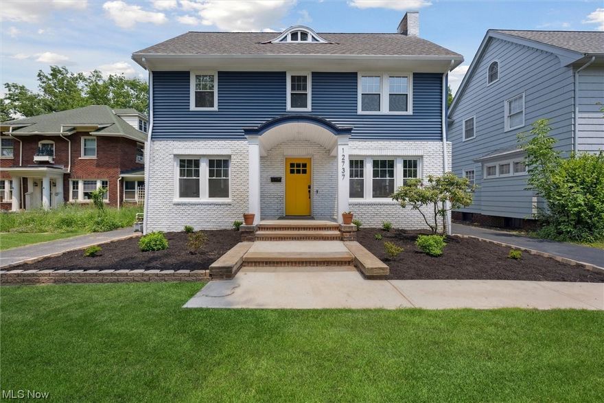 Immerse yourself in the seamless blend of classic charm and modern elegance in this stunning colonial-style home. Abundant natural light illuminates the original hardwood floors, exuding timeless beauty. The ground floor offers an open floor plan, connecting the welcoming dining room to the state-of-the-art California-style kitchen with all-drawer cabinets and high-end White Glass Samsung appliances. Enjoy the light-filled living room, sunroom/office, and convenient half bath.

Upstairs, the second level hosts three bedrooms, including a luxurious master suite with a beautifully appointed master bath and walk-in closet. A second-floor laundry area adds convenience. The third level provides an additional bedroom and office/lounge space. Recent updates enhance comfort and efficiency, featuring double-hung windows, a composite Trex deck, two-car garage, HVAC systems, plumbing, electrical, remodeled bathrooms and kitchen, new light fixtures, fresh paint, and more. Point of Sale is compli