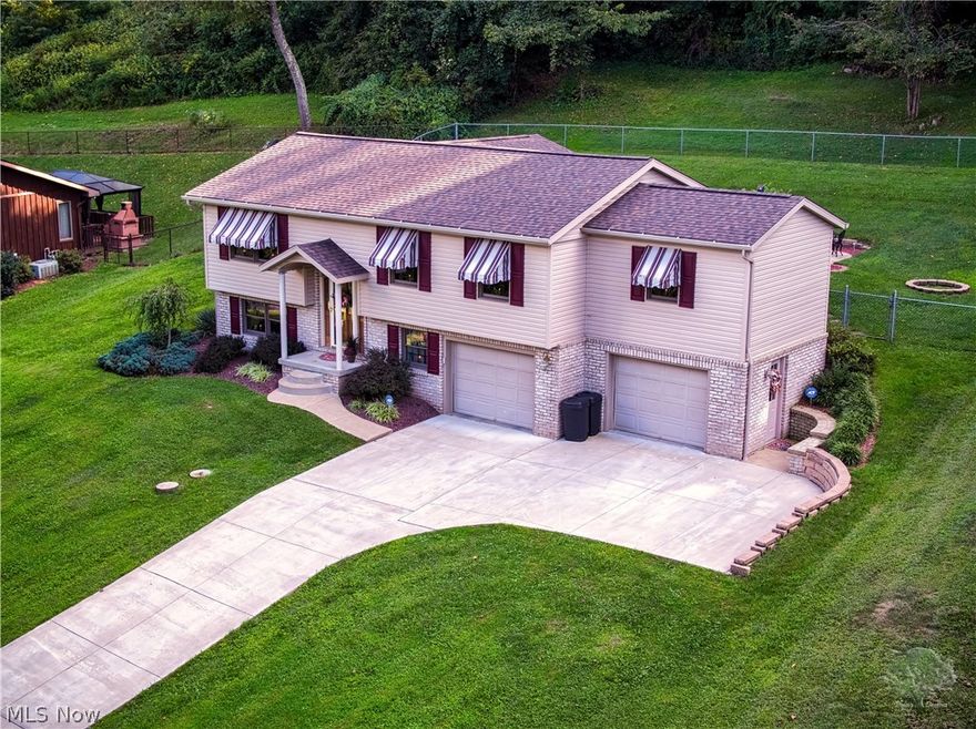 Current owners are the second owners of the home and have totally renovated the inside and out. Bellaire has new schools and low property taxes.  2.5 miles from Route 7 located on quiet cul de sac, woods behind and in front of the property. There are 3 bedrooms, 2 full baths, roughly 1500 sq ft, family room with fireplace, May 2018 new shingles on house and pool house 35 year shingles, AC 2017, garage door opener 2018, home office in downstairs family room, newer carpet throughout, freshly painted, custom canvas awnings, Andersen low E windows, in-ground heated pool, pool house w/loft and electricity, minimum 6? deep concrete driveway 2014 with the wall, custom oak trim and doors and kitchen cabinets, Corian countertop, laundry room,  workshop, private fenced yard with 3 separate child proof gates, professionally landscaped, underground utilities, covered deck in back with ceiling fans. There is an additional 3 lots that the buyer can purchase separately.