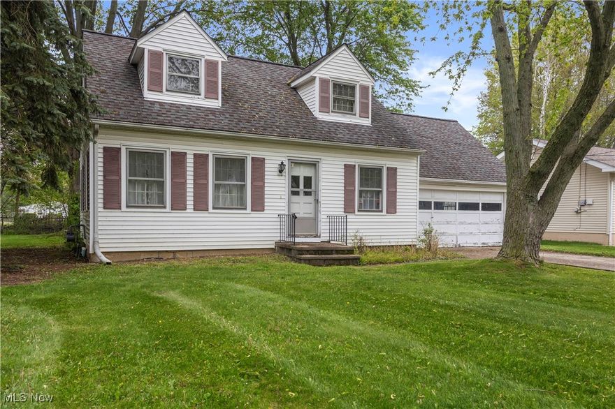 Welcome to 5524 Hartford Ave, a charming Cape Cod nestled on a quiet dead-end street in Vermilion! This three bedroom, one and a half bath home offers great potential for investors or buyers ready to bring their vision to life. Step inside to find original hardwood floors, a spacious living and dining area filled with natural light, and a vintage kitchen with plenty of cabinet space and a cozy breakfast nook.

Upstairs features two bedrooms with classic dormer windows, hardwood floors, and clever storage nooks. The full basement offers high ceilings, laundry area, and ample space for a workshop, gym, or future finished living space. Outside, enjoy a large backyard with mature trees and room to expand or entertain.

Additional highlights include an attached 2-car garage, deep driveway, and a location that’s minutes from schools, highways, and downtown Vermilion’s shops, dining, and Lake Erie amenities. A great opportunity to build equity in a fantastic neighborhood — schedule your showing today!