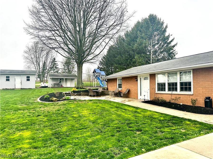 Look no further........turn-key ranch home is awaiting a new family to begin their story.  Home features easy one floor living and an open concept with large living area with fireplace and charming built-ins, updated kitchen and dining room, three bedrooms and two full baths.  Updates throughout including flooring, paint, septic, water softener, concrete driveway, and more!  You will fall in love with the stunning landscaping, patio, outdoor living area, storage sheds, and plenty of room to run.  Concrete driveway has able room to park all your extra toys!  Call today before this one is gone!