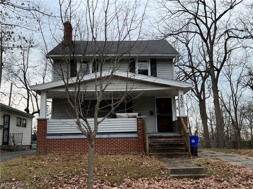Amazing rehab opportunity on quiet street located in the Euclid Green neighborhood of Cleveland.  Nicer siding, windows, and roof.  Central air.  Property requires full rehab.  No mechanicals.  As is sale.