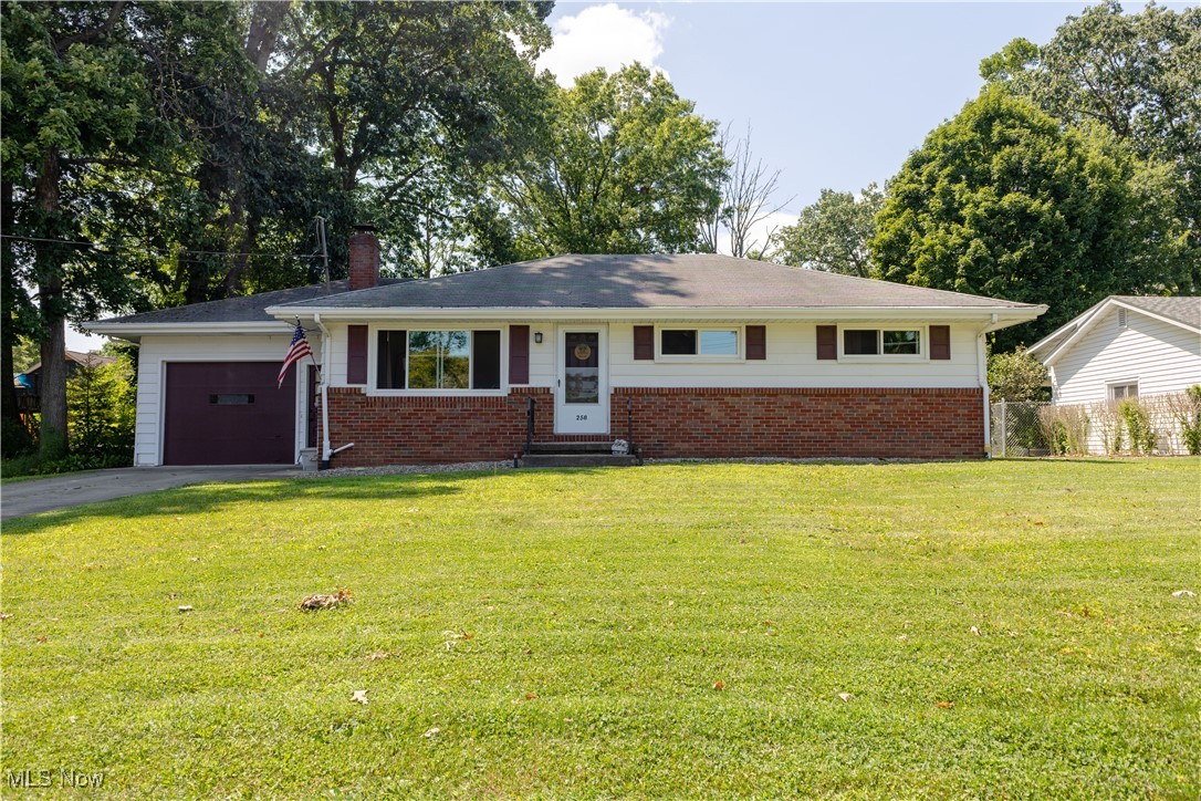 This 3 bedroom 1.5 bath ranch offers comfort, character, and plenty of living space. The spacious family room addition features a warm fireplace, beamed ceilings and beautiful hardwood floors, creating the perfect gathering spot. Enjoy morning coffee or summer evenings on the nice patio overlooking the backyard. A full basement provides storage or potential extra living space, while the one car garage and shed add convenience. Located in a great Austintown neighborhood this home is ready and waiting for you!