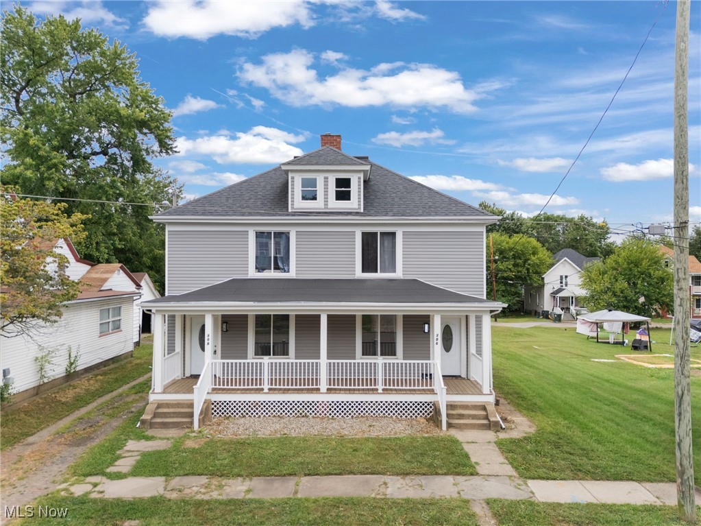 Welcome to 306-308 Park! Cash flow like a king with this investor’s dream — both sides fully rented and raking in income! Each unit features 3 bedrooms and 1 bath, totally remodeled with fresh paint and new flooring. Big updates? The roof is just 5 years old, and in 2023 the furnace, A/C, and hot water tank were all upgraded. Turnkey, updated, and already making money — this duplex is pure portfolio gold!