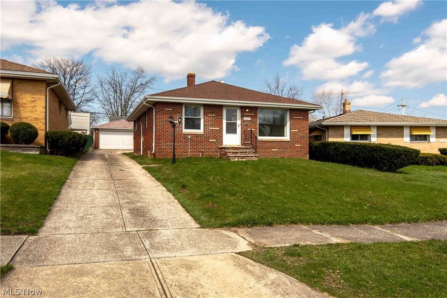 Welcome to this charming and well-maintained 3-bedroom, 1.5-bathroom brick ranch. Boasting hardwood floors throughout.The home has been meticulously cared for and is ready for your personal cosmetic updates to make it truly your own. Recent updates include vinyl windows, an updated HVAC system, new light fixtures throughout, and a modern electrical panel. POS Compliant.