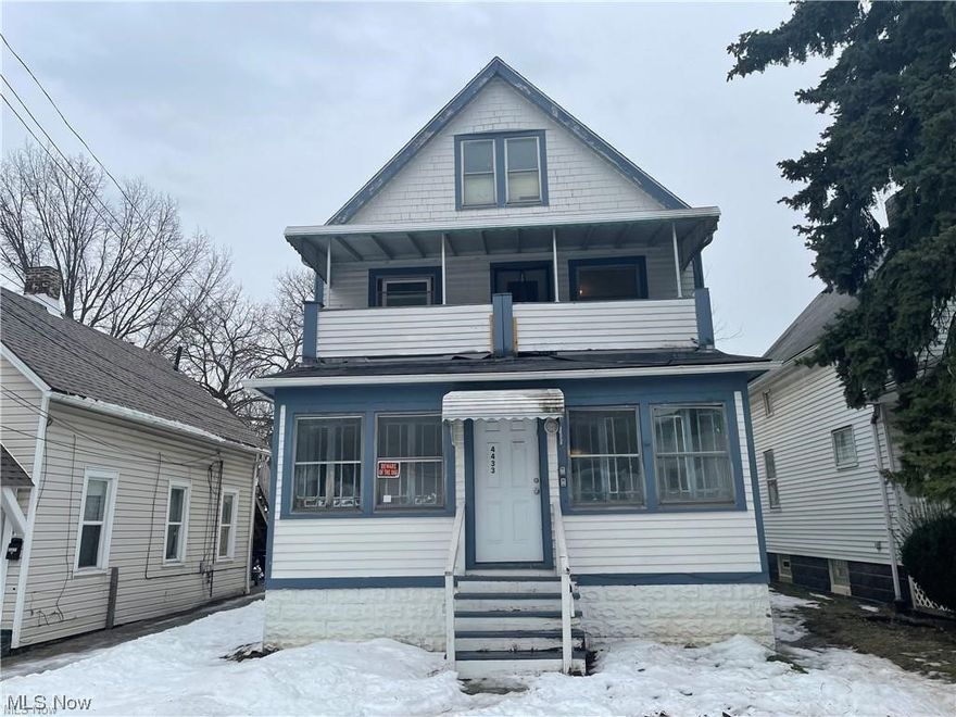 Nicely updated and maintained duplex in Old Brooklyn! Since one unit is vacant and the other rented for $790 (m2m), this would be a fantastic property for an owner-occupant to house-hack their way into being a real estate investor. Or rent out the other unit and collect the rent. There is property management in place that could be continued, making this a truly passive investment. All mechanicals are in good working order with new HWT in 2017 + 2022.