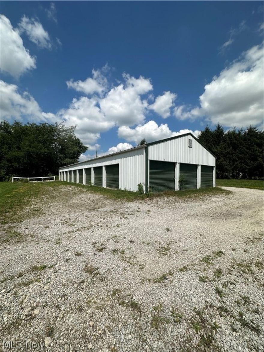 About 68 storage units within 4 buildings.  Parcel has additional room to construct more units.  Monthly income has averaged around $2,600 per month.  Listing Brokerage collects payments each month for the seller and can provide additional details or answer any questions.  Contact your real estate agent today to get more information.
