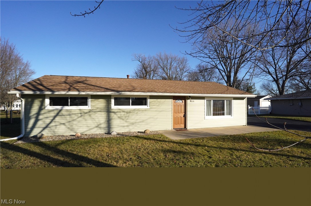 New year new home! This 3 bedroom 1 bath move in ready home offers one floor living. Large living room with newer vinyl flooring. Updated kitchen with newer appliances. Dining room opens to the back patio that's covered. Large back yard that’s fully fenced in with a shed. Many updates include Newer windows, roof and seamless gutters (approximately 2021), siding (approximately 2021 or 2022), front door and back patio door. Home warranty included.