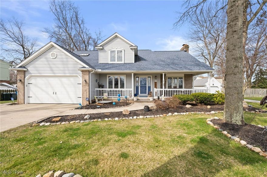 Welcome home to this meticulously kept 3 bedroom, 2 bath cape cod. This true gem has been updated inside and out with loads of extra amenities. Walk in to your 2 story foyer to be greeted with an open concept floor plan! High quality LVP flooring spans the 1st floor. Great room boast floor to ceiling brick gas fireplace, wall of windows allowing tons of natural light, 10 ft ceilings & new ceiling fan and plenty of room to entertain or relax. Exquisite eat-in kitchen features modernized cabinets with new stone counters, new backsplash, new appliances, walk-in pantry, coffee bar, desk area, center island and access to your 2 tier deck. First floor laundry room boasts storage cabinets, wash sink, and a welcome center. Dining room converted to den sits at the front of the house making it a prime spot to work from home. Updated 1st floor half bath features a new granite vanity, new commode and new tile flooring. Owners suite boasts a very spacious bedroom with trayed ceiling, ceiling fan, and an on-suite bathroom featuring dual granite vanities, jetted tub, skylight, tile shower with glass door, tile floor, 2 spacious closets and access to floored attic space. Bedrooms 2 & 3 offer plenty of space and feature ceiling fans and large closet with closet organizers. Full bath upstairs boasts a granite vanity, new commode, tile floor, new shower door and a linen closet. Finished basement provides even more living space with a finished bonus room, a rec room, and a craft/exercise room. So much room for all your needs! Basement has new epoxy flooring. Large storage area with heavy duty shelving. Outside you will find a 2 tier deck with a dining area, grill area and more! Completely fenced in backyard with a storage shed. 2.5 car garage features epoxy floor, access to basement and backyard, new garage door and opener. Anderson windows throughout! New roof 2020! New HVAC 2020! Close to the lake, parks, restaurants and shopping. Truly a must see! Schedule a tour today!